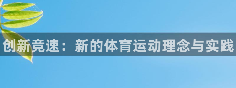 欧亿体育官方正版app新能源：创新竞速：新的体育运动